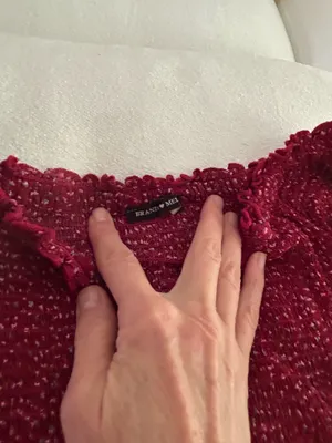 Brandy Melville Summer Dress Floral Mini Red thumbnail 2
