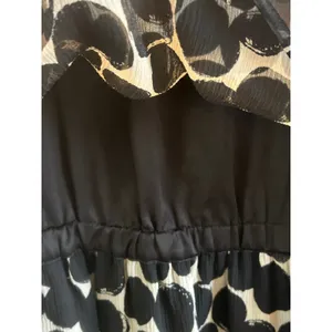 Lucky Brand Poka dot sleeveless silk dress elastic waist pockets Medium thumbnail 7
