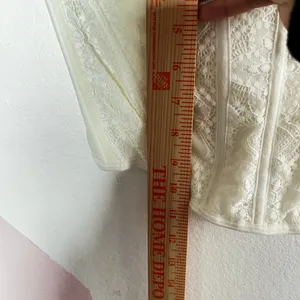 White Lace Corset Bustier Coachella Festival Bridal‎ White Small thumbnail 6