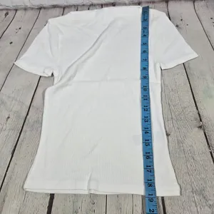 J. Crew Fine-rib‎ fitted boatneck T-shirt White XXS thumbnail 9