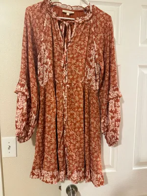 Listicle Women’s long sleeve mini dress thumbnail 4