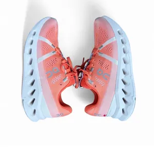 On Cloud Size 5 Women's Cloudsurfer Flame/White Running Shoes thumbnail 4