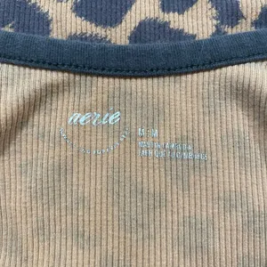 Aerie Leopard Print Ribbed Tank Top Size Medium Y2K Animal Print Fitted thumbnail 3