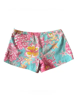 Lilly Pulitzer Adie Shorts Floral Breakwater Blue Lolita 12 thumbnail 3