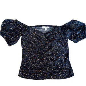 Express Leopard Print Ruched Babydoll Top Size Medium thumbnail 2