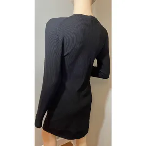 Marc by Marc Jacobs‎ Black Ribbed Long Sleeve Sweater Dress M4004574 Womens thumbnail 10