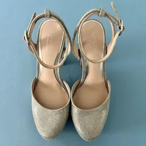 Antonio‎ Melani x Born on Fifth Liv Heels Metallic Glitter Platform Pumps Size 6 thumbnail 7