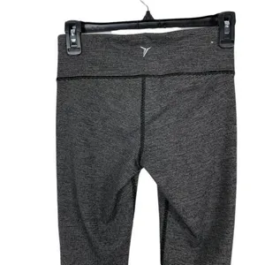 Old Navy Leggings Small Gray‎ High Rise Workout Comfy Activewear thumbnail 4