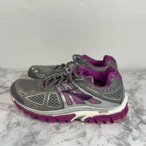 Brooks Ariel 14 Women's Shoe Purple and Silver Size 6 #958 thumbnail 4