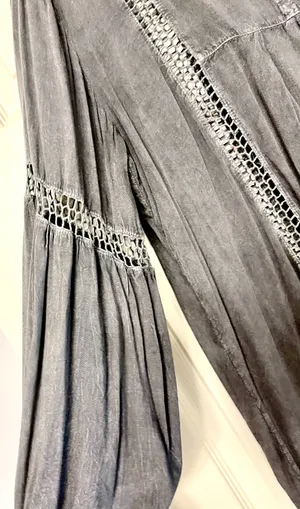 Botique Gray Classic Elegance Tunic Size L thumbnail 4