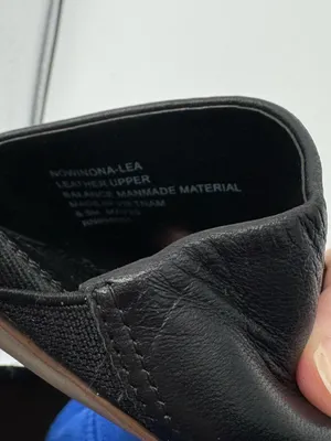 Nordstrom Winona Black Leather Raffia Block Heel Slide Sandals Women’s 6.5 NEW thumbnail 5