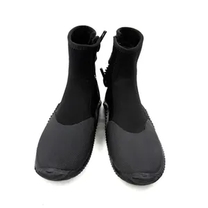 Dive Boots Unisex 5MM Neoprene Water Dive Surf Booties Anti-Slip Sole Wetsuit Booots thumbnail 2