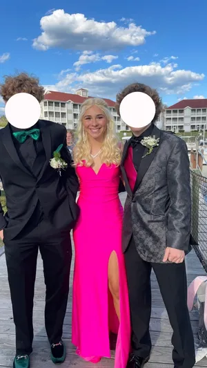 Prom Dresss Pink Size 0 thumbnail 3