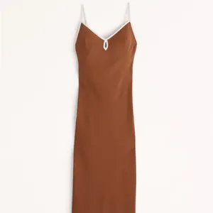 Abercrombie & Fitch Brown Slip Maxi Dress NWT thumbnail 6