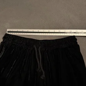 Black Velvet Tracksuit Set Size Medium‎ Crop Zip Hoodie Joggers Y2K Streetwear thumbnail 4