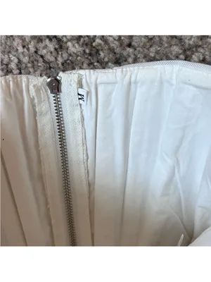 White Mesh Corset Top Size M thumbnail 5