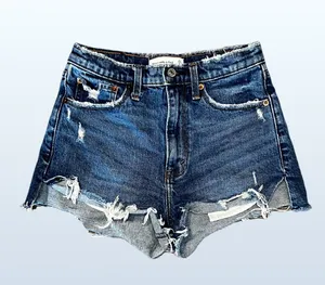 Mom Short High-Rise in Dark Wash, Size 0/25 thumbnail 1