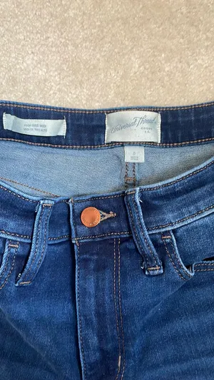 Universal Threads Jean Shorts High-Rise Midi thumbnail 3