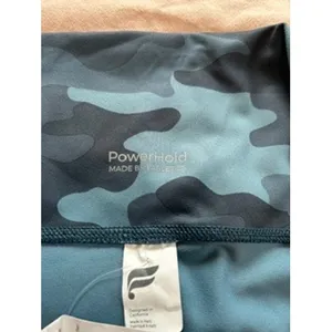 Fabletics PowerHold High Waisted Camo Leggings Blue Grey 1X NEW thumbnail 3