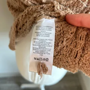 By Anthropologie Tan Woven Tank Top Blouse Knit Boho Top Size Small thumbnail 7