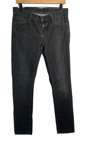 Polo Jeans Co Ralph Lauren‎ Blake Skinny Jeans Faded Black Denim Size 4 thumbnail 1