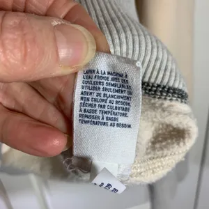 American Eagle Y2K Cream Sherpa Lined Zip Hoodie Athletic Fit‎ Large Eagle Logo thumbnail 8