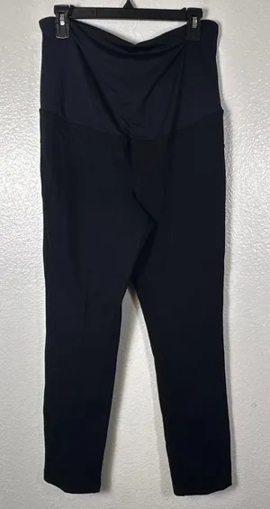 Isabel by Ingrid &‎ Isabel Womens Maternity Jeggings Black Ponte Pant OTB Medium thumbnail 1