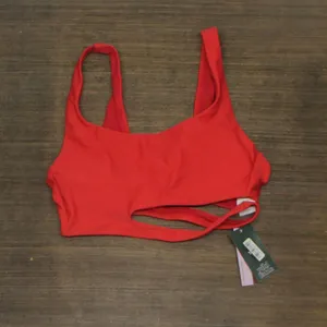 NWT Wild Fable Womens Cut Out Longline Bralette Bikini Top 88181921 XS Red thumbnail 2