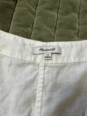 Madewell Linen Vest thumbnail 2