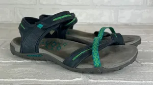 Merrell Terran Cross II Sandals Womens 8 Navy Blue Marine Strappy Casual Travel thumbnail 1