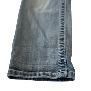 Miss Me Jeans Size 27 Womens Mid Rise Easy Crop Blue Distressed Embellished thumbnail 12