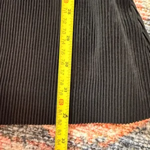 Abercrombie Black Plisse Mini Dress Long Sleeve Elastic Waist Pleated Small thumbnail 10