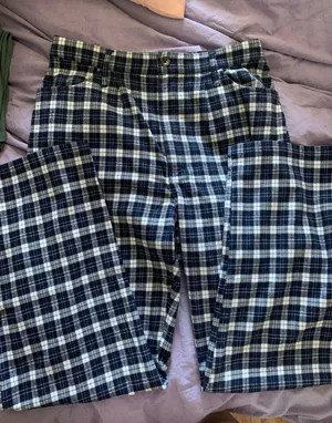 Plaid Dad Pants thumbnail 1