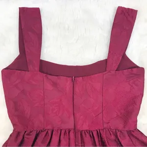SACHIN & BABI Dress Size 0 Burgundy Mini‎ Fit & Flare Sleeveless Cocktail New thumbnail 9