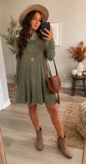 Anthropologie Olive Dress thumbnail 1