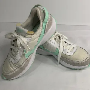Nike Women's Sneakers in Mint Green and White thumbnail 7