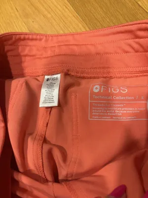 Figs Size Small (S) Coral Jogger Pants with Pockets thumbnail 2