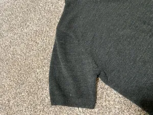 Sag Harbor Gray Mock Neck Short Sleeve thumbnail 4