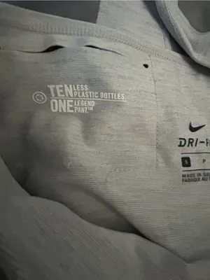 Nike Women’s Gray Dri-FIT High-Waist Leggings SM NWT thumbnail 8