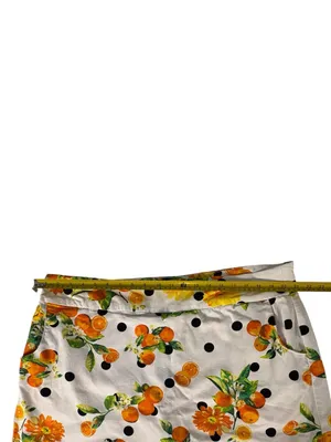 Zac & Rachel 22W Citrus Fruit Floral Polka Dot Pull On Skort Golf Resort Plus thumbnail 7