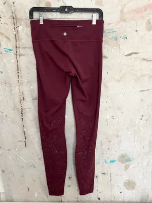 Lululemon Speed Wunder Mid-Rise Tight 28", Speckle Shine Garnet thumbnail 4