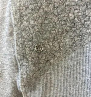 Lululemon Wool-Blend Full Zip Jacket – Size 8 – Light Grey thumbnail 4