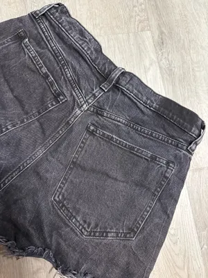 Abercrombie & fitch high rise cutoff denim shorts thumbnail 5