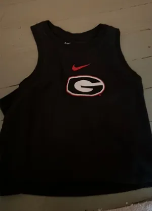 Black Georgia Nike tank top thumbnail 1