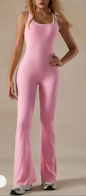 Athletic jumpsuit Pink thumbnail 1