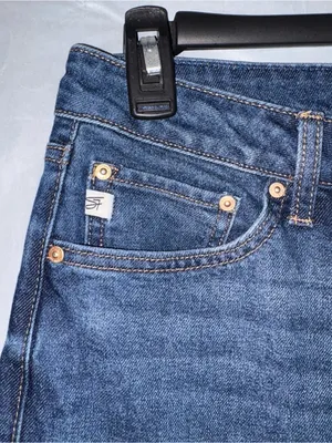 Seven7 Premium Brand Jeans Womens Sz 8 Straight Leg‎ Medium Wash Blue Denim thumbnail 5