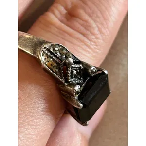 925 sterling silver ring size 10 missing small stones scrap thumbnail 4