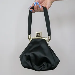Vintage 50s Black Coin Purse Evening Bag thumbnail 7