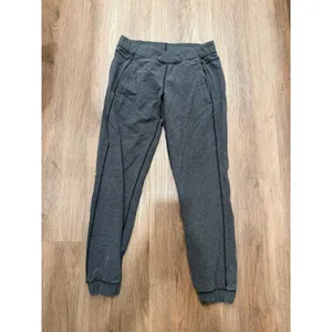 Lululemon Jogger‎ gray Heathered Sweatpants Womens Size 6 thumbnail 2