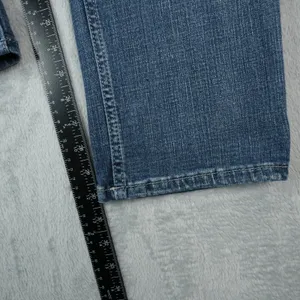 Wrangler Jeans Womens 11/32 Blue Denim Mid RIse‎ Straight Leg Western Stretch thumbnail 5